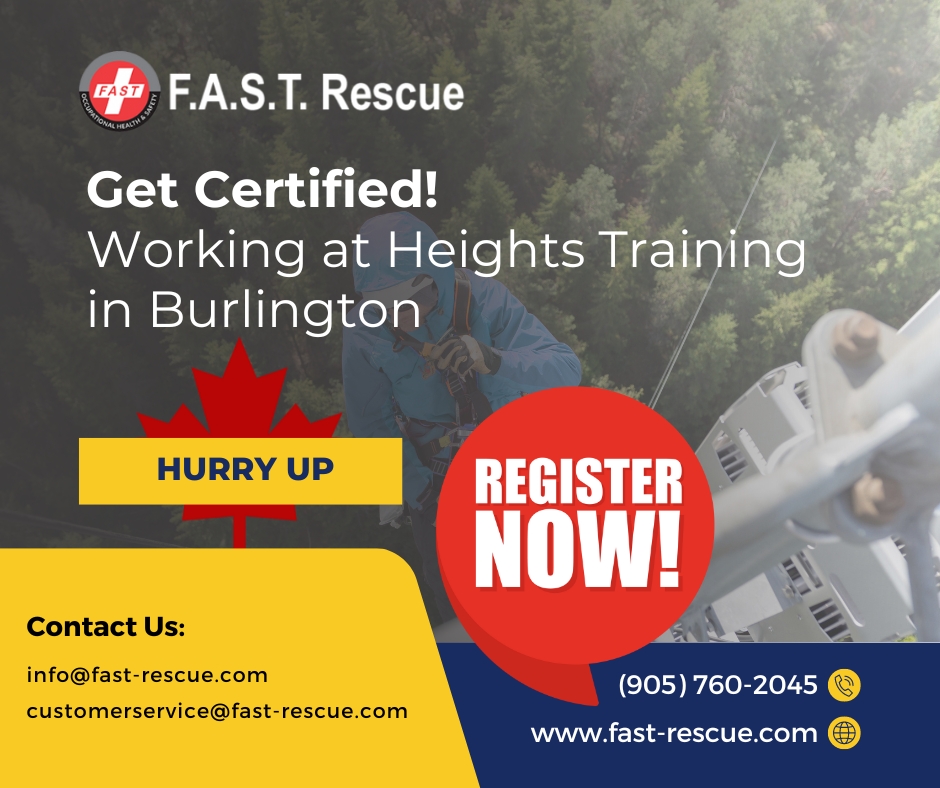Working At Heights Training In Burlington By Fast Rescue
